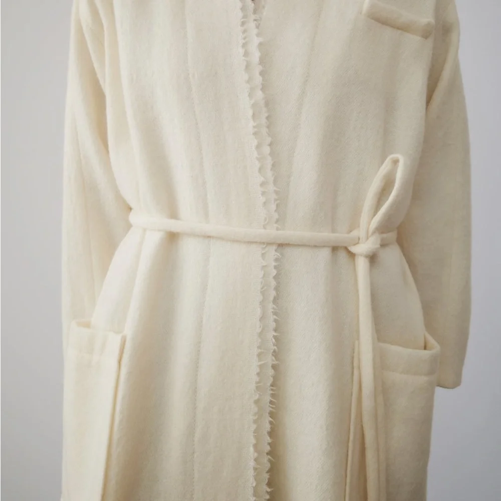 NWT Manteco Wool Coat ZW Collection - Picture 4 of 12